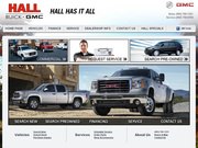 Hall Buick GMC Website
