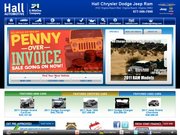 Hall Chrysler Jeep Website