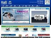 Hall Mazda Website