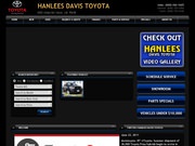 Toyota Hanlees Website
