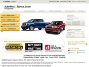 Hayward Toyota Website