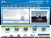 Heritage Chevrolet Buick Website