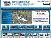 Heritage Chevrolet Website