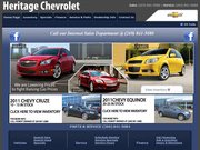 Heritage Chevrolet Website