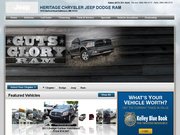 Heritage Chrysler Jeep Website
