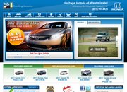 Heritage Honda of Westminister Website