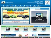Heritage Mazda Website