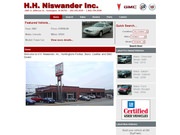 Niswander Pontiac Cadillac GMC Website