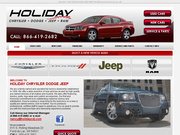 Holiday Chrysler Website