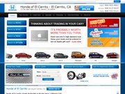 Honda of El Cerrito Website