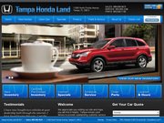Tampa Honda Land Website