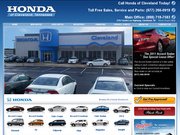 Honda of Cleveland Website