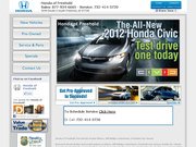 Freehold Honda Automobiles Website