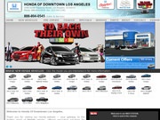Honda of Downtown LA Website