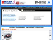 Honda of Pasadena Website