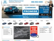 Honda By Rosenthal Tysons Corner Website