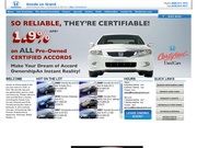 Grand Honda Website