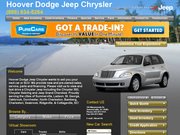 Hoover Chrysler Jeep Suzuki Website
