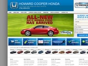 Howard Cooper Honda Volkswagen PorscheAudi Website