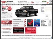 Hudson Chrysler Jeep Dodge Website
