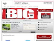 Hunter Nissan Lincoln Website