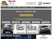 Hyatt Buick GMC Website