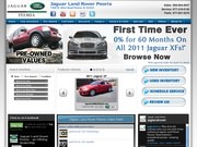 Jaguar Land Rover Peoria Website