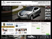 Jerry Damson Acura Website