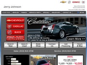 Johnson Pontiac Cadillac GMC Website