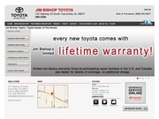Bishop Jim Toyota Website