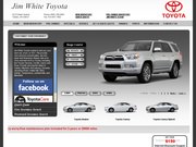 Jim White Toyota Website