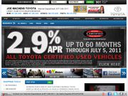 Joe Machens Toyota Scion Website