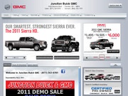 Junction Buick Pontiac GMC Website