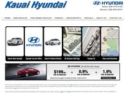 Kauai Hyundai Website