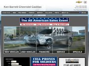 Ken Barrett Chevrolet Cadillac Website