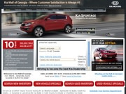 Kia Mall of Rgia Website