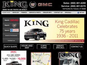 King Cadillac  GMC Website