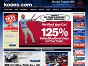Koons Chevrolet Geo Website