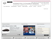 Koons Nissan Falls Church Website