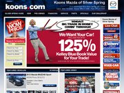 Koons Mazda Website