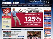 Koons Toyota Website