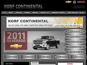 Korf Chevrolet-Buick-Toyota Website
