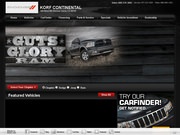 Korf Continental Website