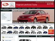 Fitzgerald’s Lakeforest Toyota Website