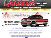 Landers Dodge Website