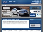 Landers Ford Website