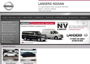 Landers Nissan Website