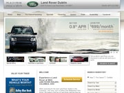 Land Rover Dublin Website
