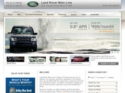 Land Rover Main Line Website