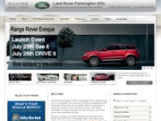 Land Rover of Farmington Hills Website